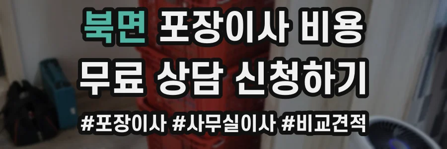 북면 포장이사 비용