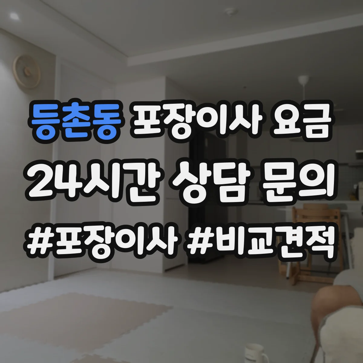 등촌동 포장이사 요금