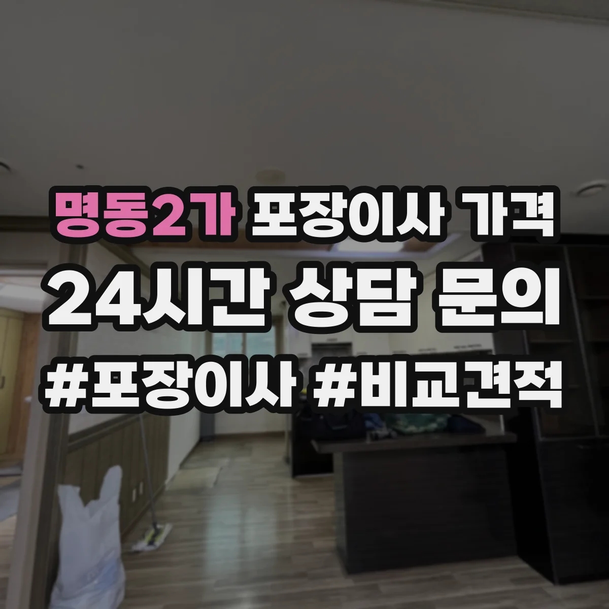 명동2가 포장이사 가격
