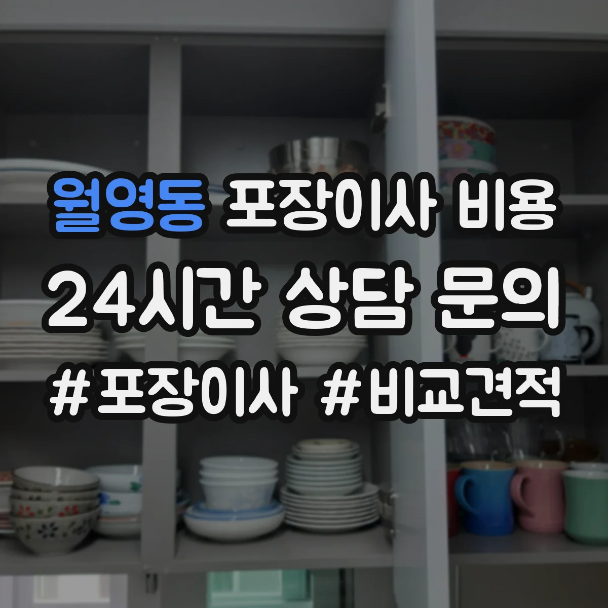 월영동 포장이사 비용