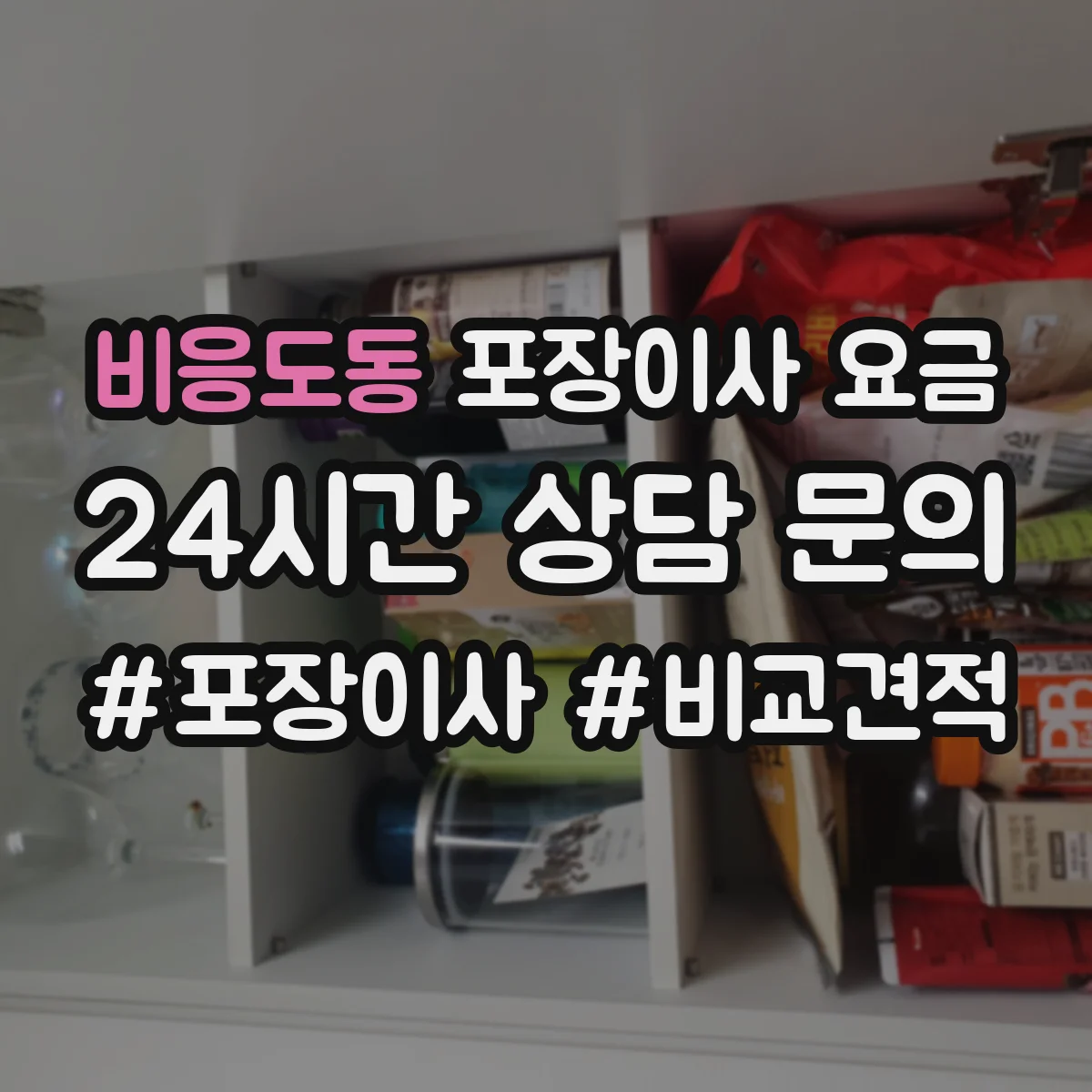 비응도동 포장이사 요금