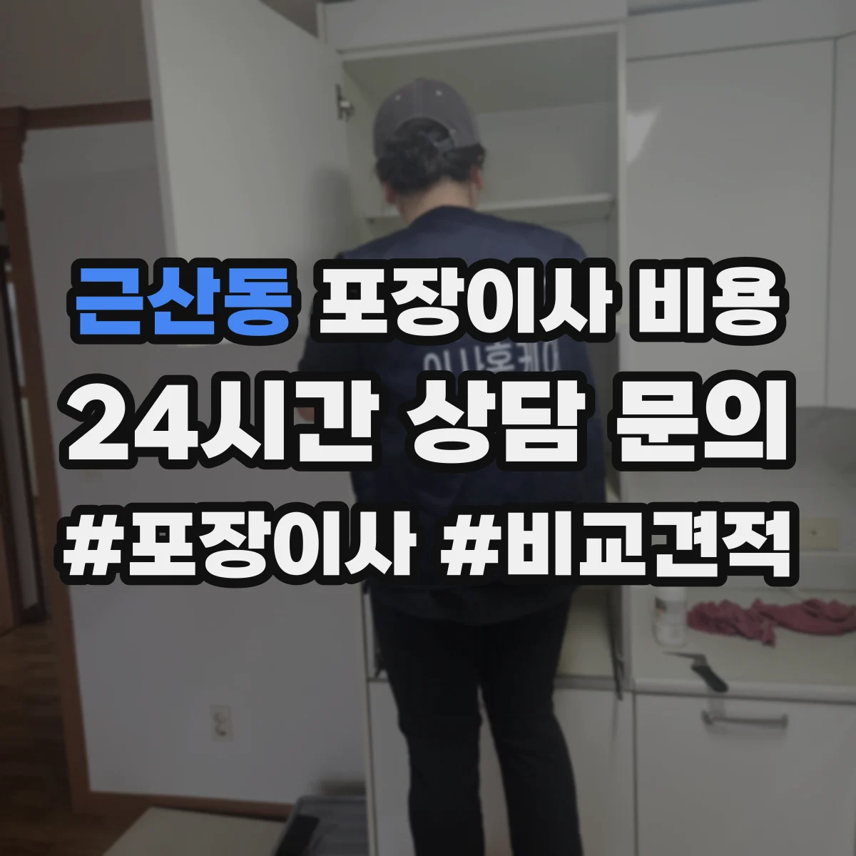 근산동 포장이사 비용
