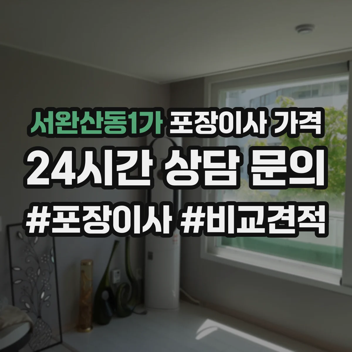 서완산동1가 포장이사 가격