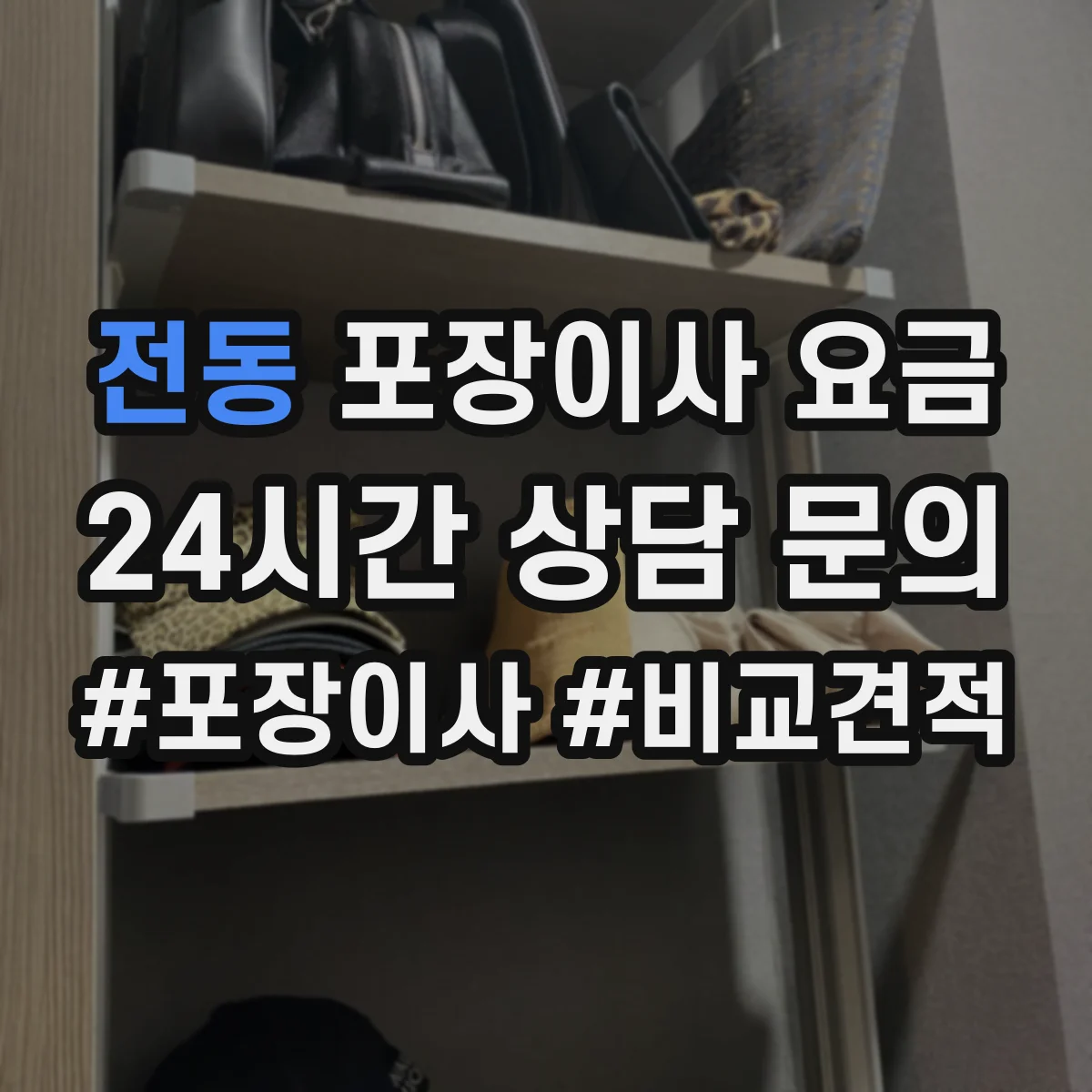 전동 포장이사 요금