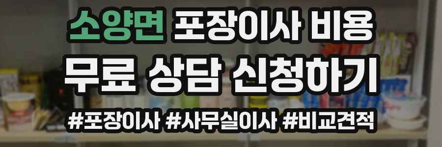 소양면 포장이사 비용