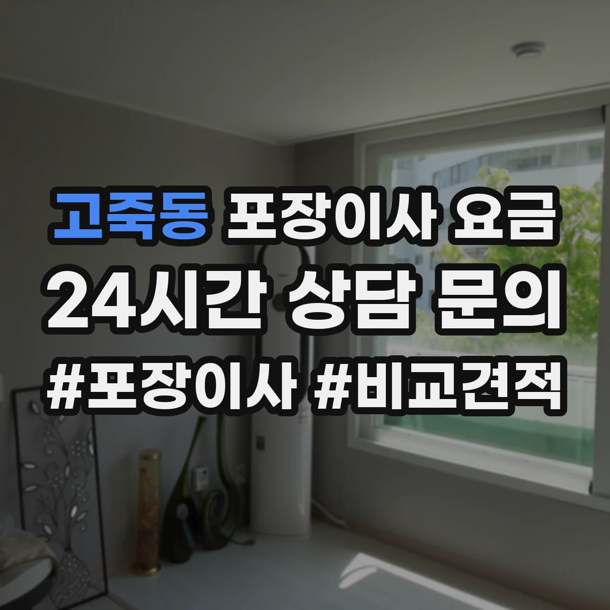 고죽동 포장이사 요금
