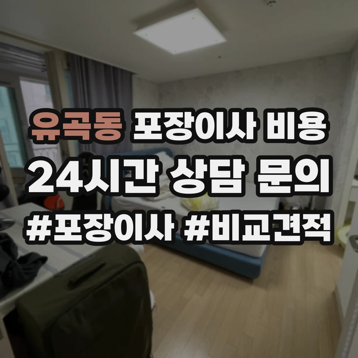 유곡동 포장이사 비용