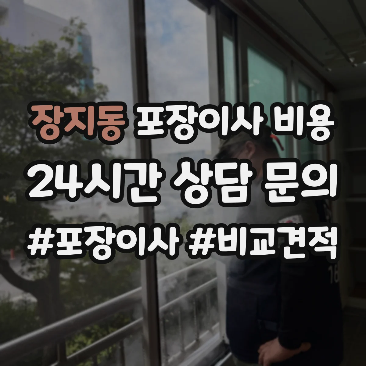 장지동 포장이사 비용