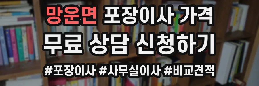 망운면 포장이사 가격