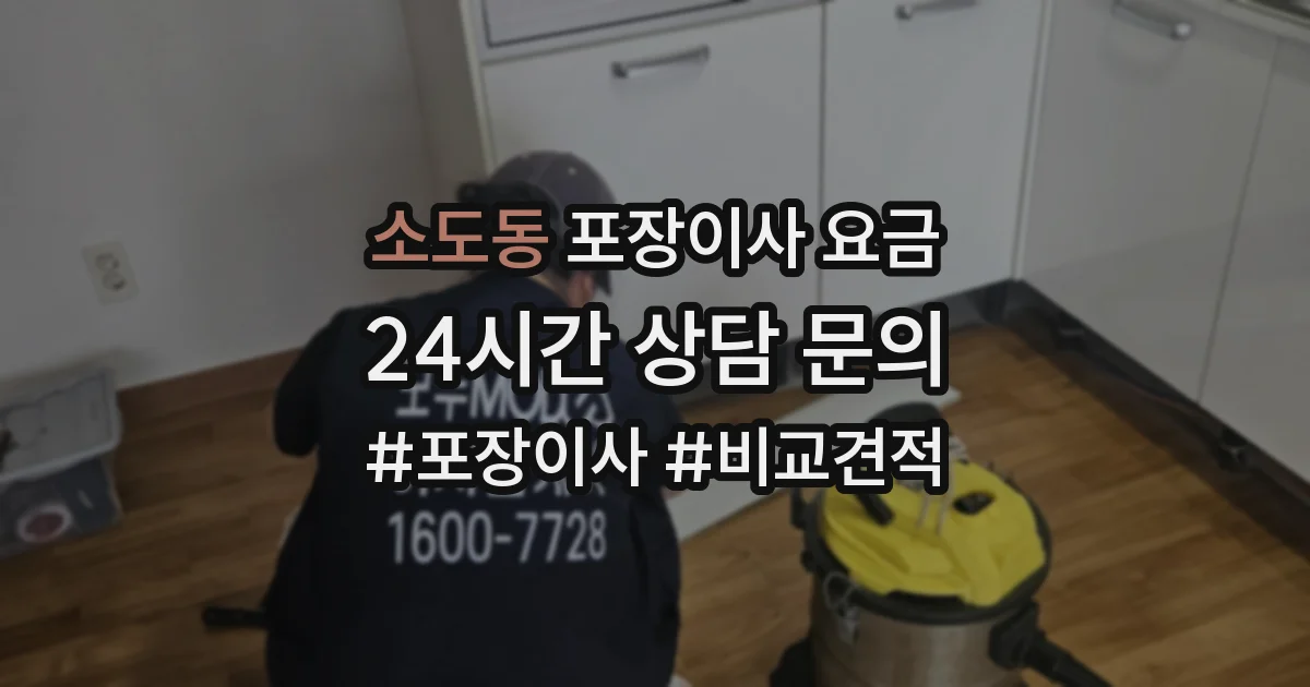 소도동 포장이사 요금