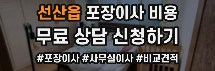 선산읍 포장이사 비용