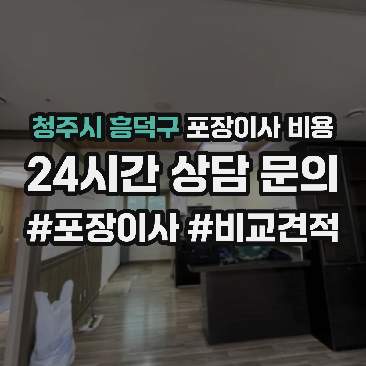 청주시 흥덕구 포장이사 비용