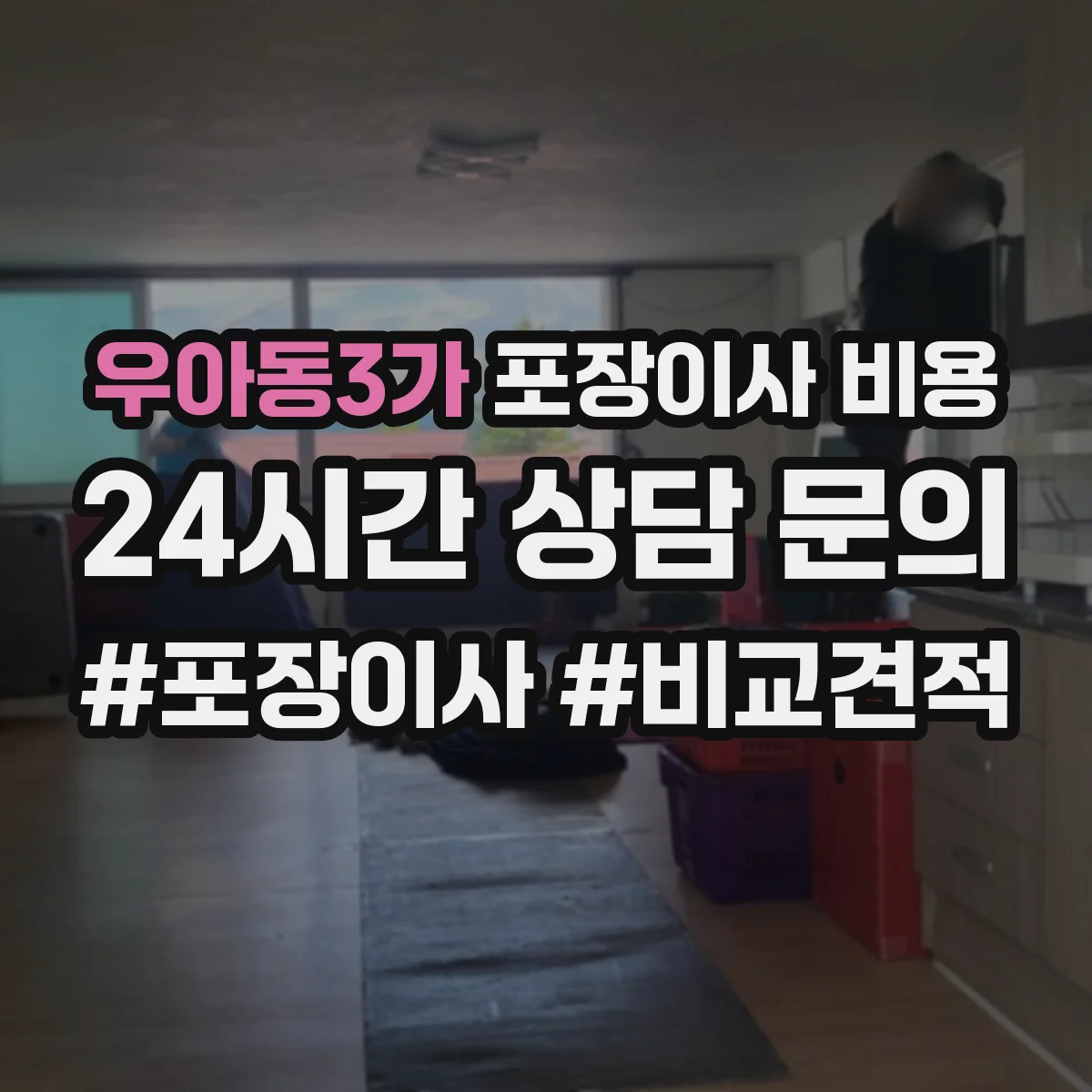 우아동3가 포장이사 비용