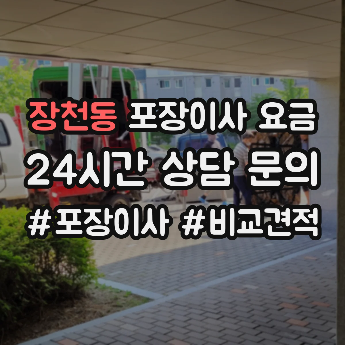 장천동 포장이사 요금