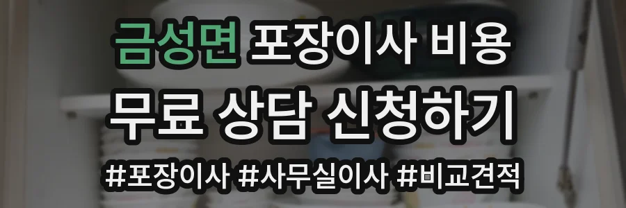 금성면 포장이사 비용