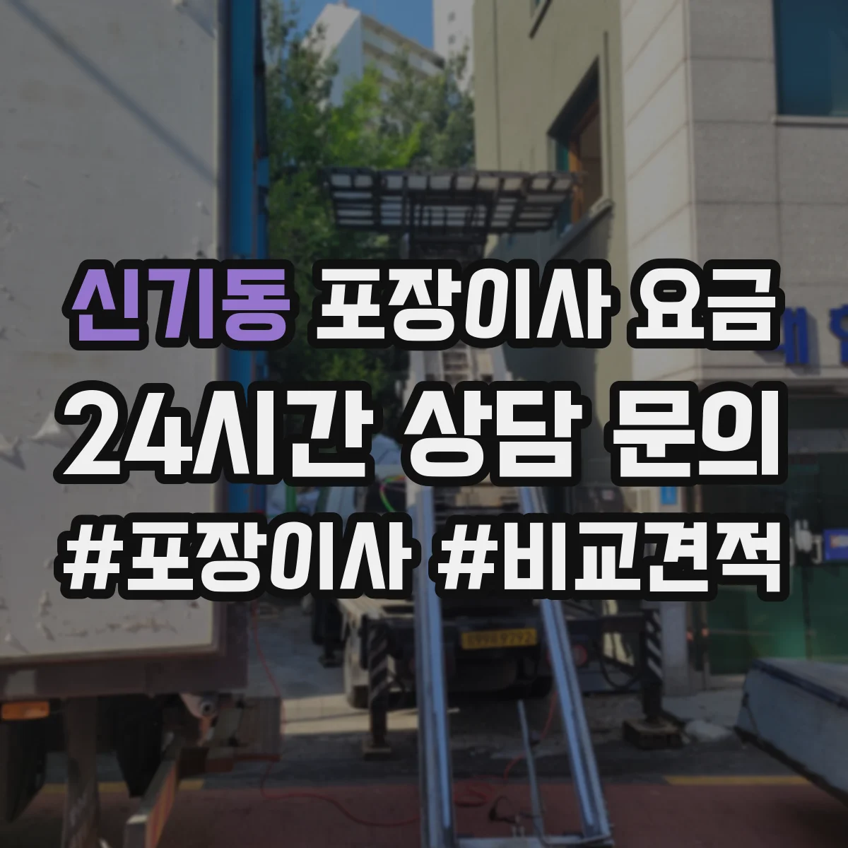 신기동 포장이사 요금