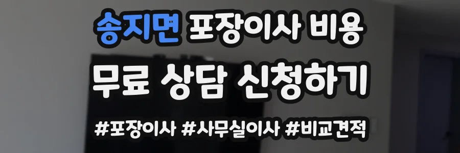 송지면 포장이사 비용