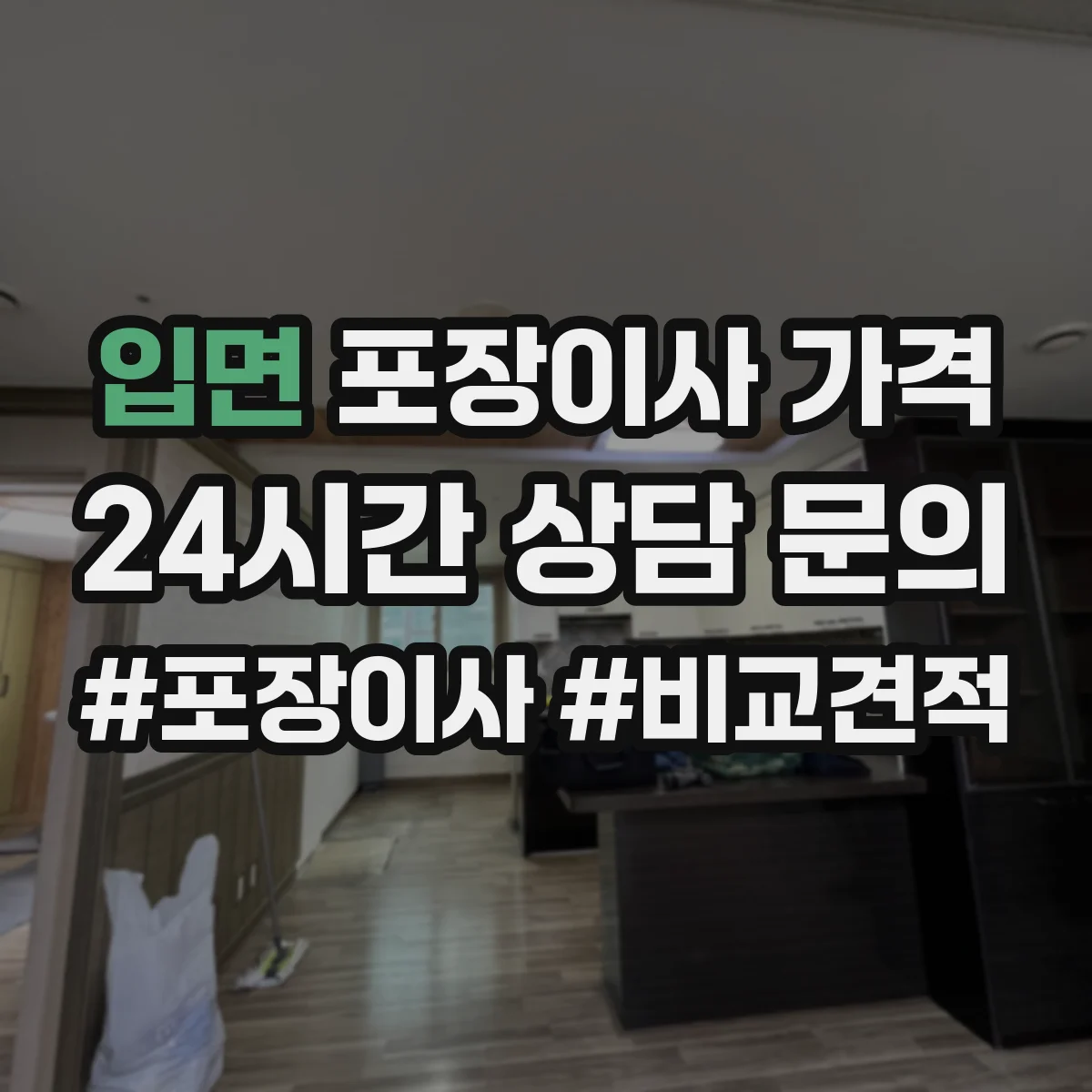 입면 포장이사 가격