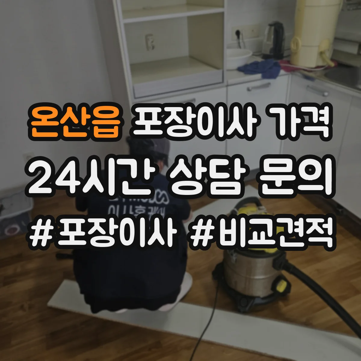 온산읍 포장이사 가격