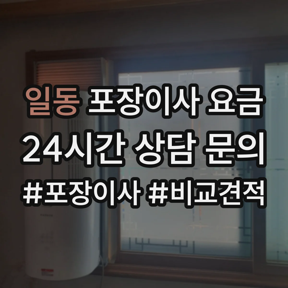 일동 포장이사 요금