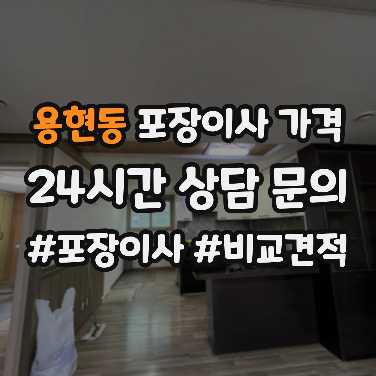 용현동 포장이사 가격
