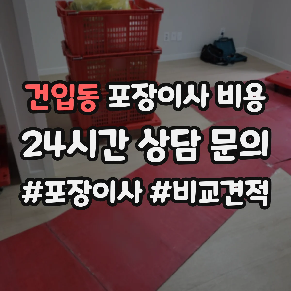 건입동 포장이사 비용