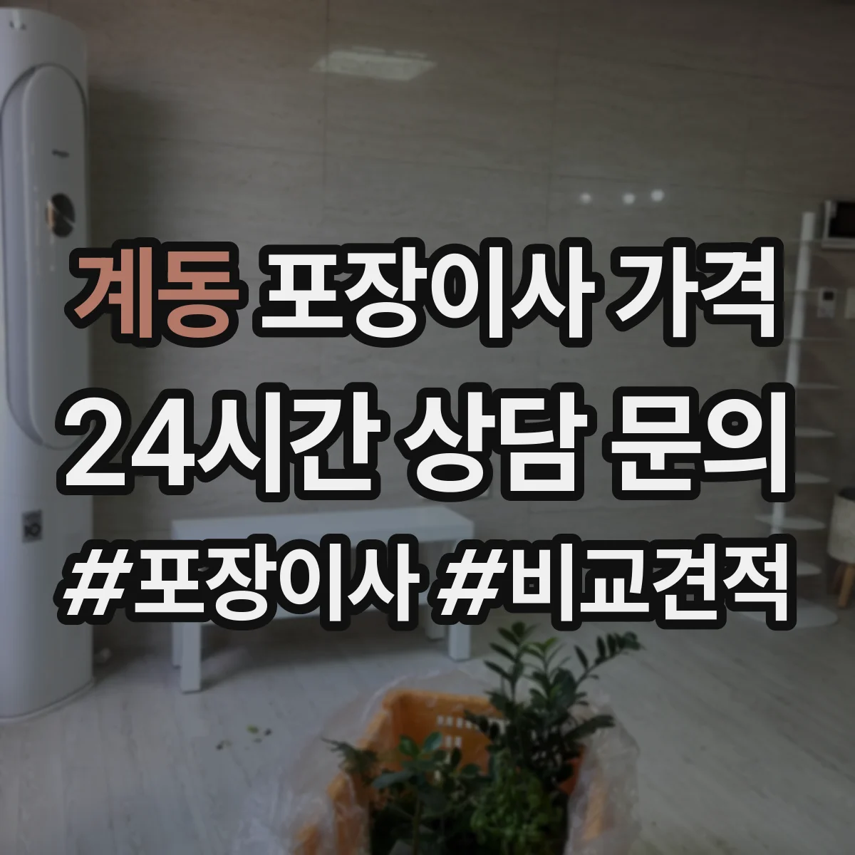 계동 포장이사 가격