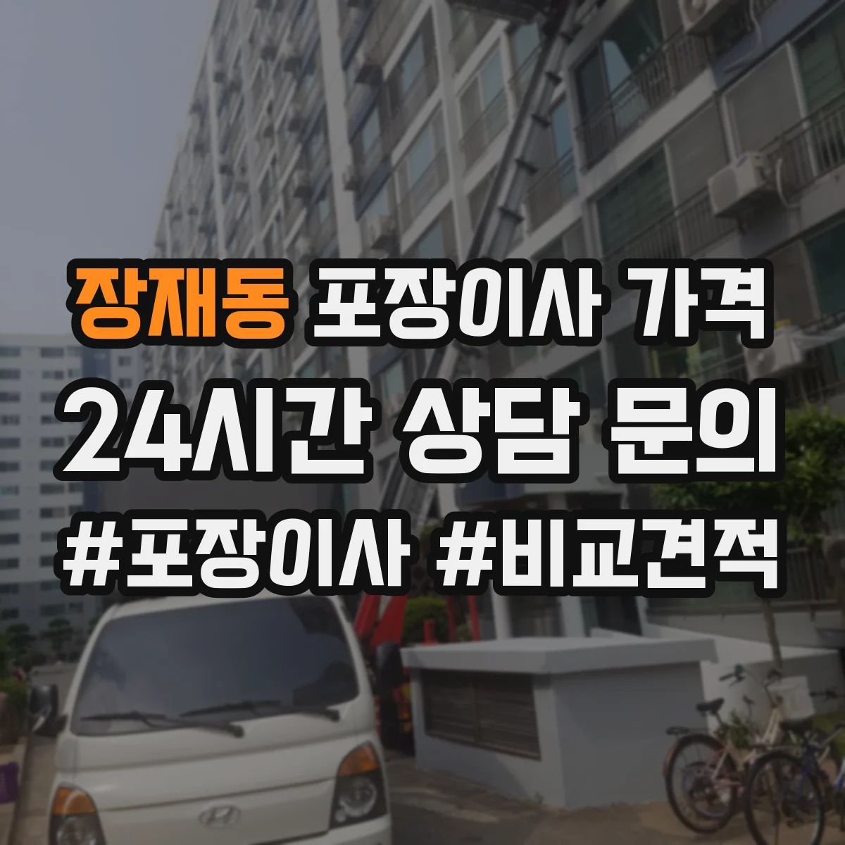 장재동 포장이사 가격