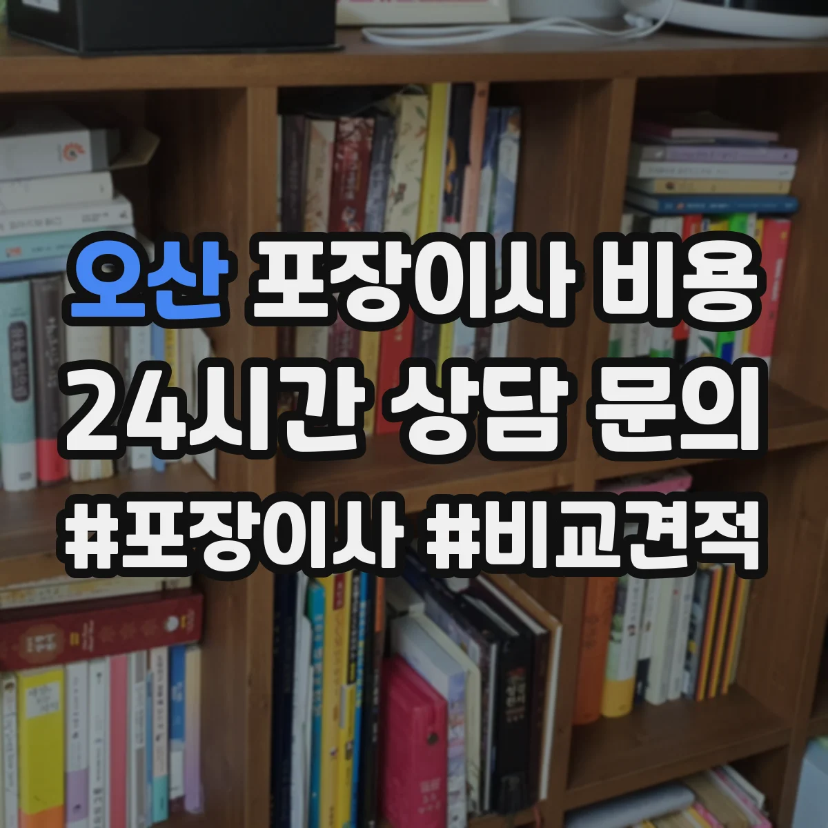 오산 포장이사 비용 소요시간·인원 산정과 추가항목 분리 요청