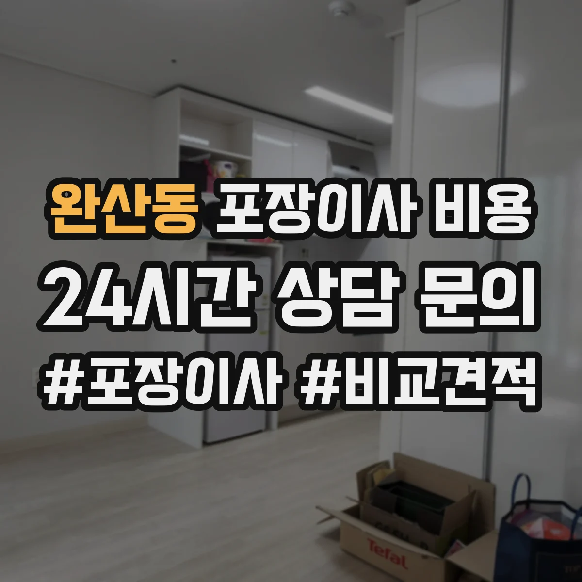 완산동 포장이사 비용