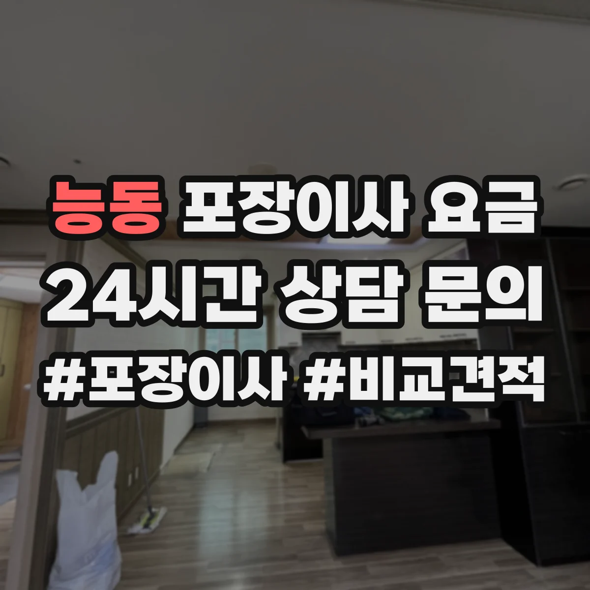 능동 포장이사 요금