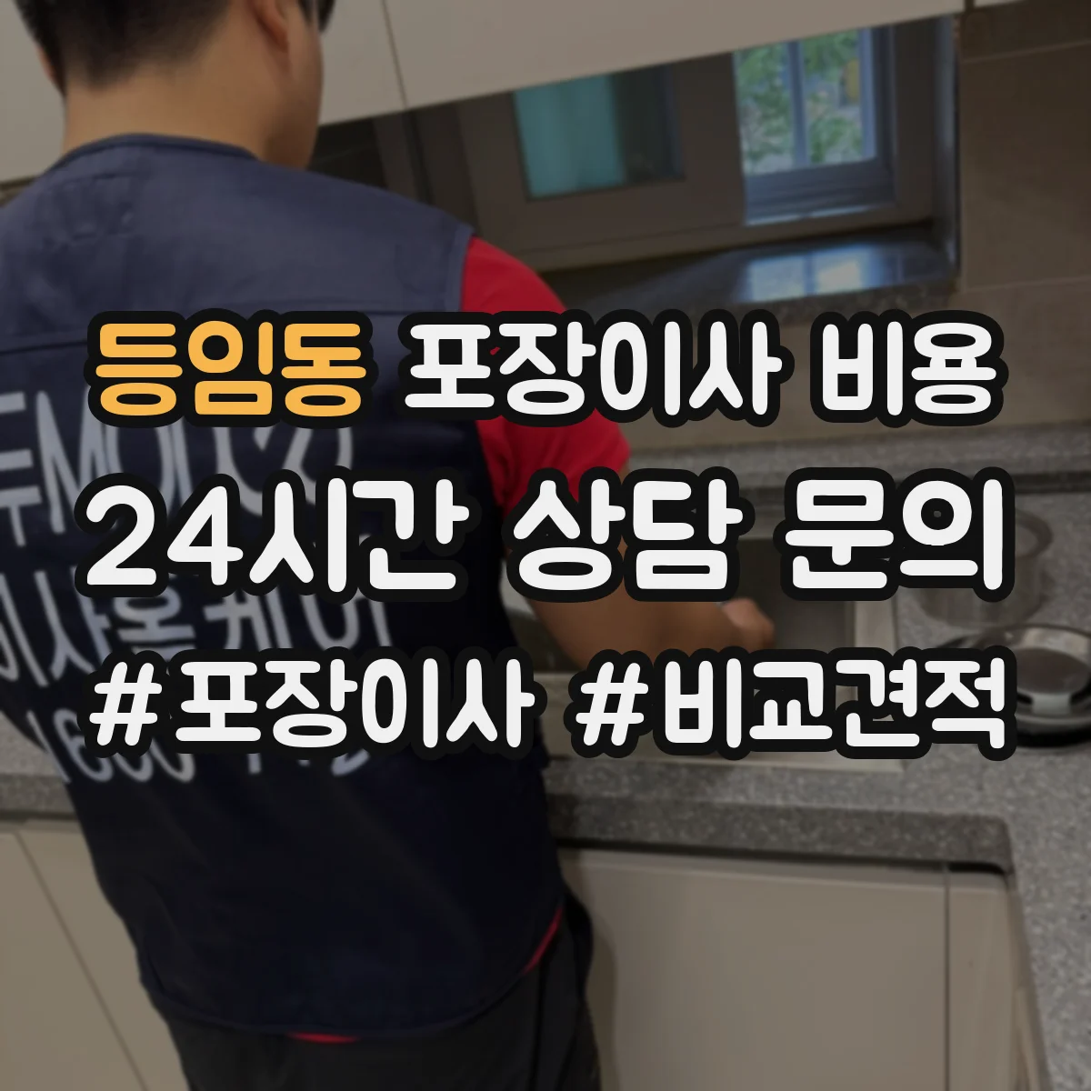 등임동 포장이사 비용