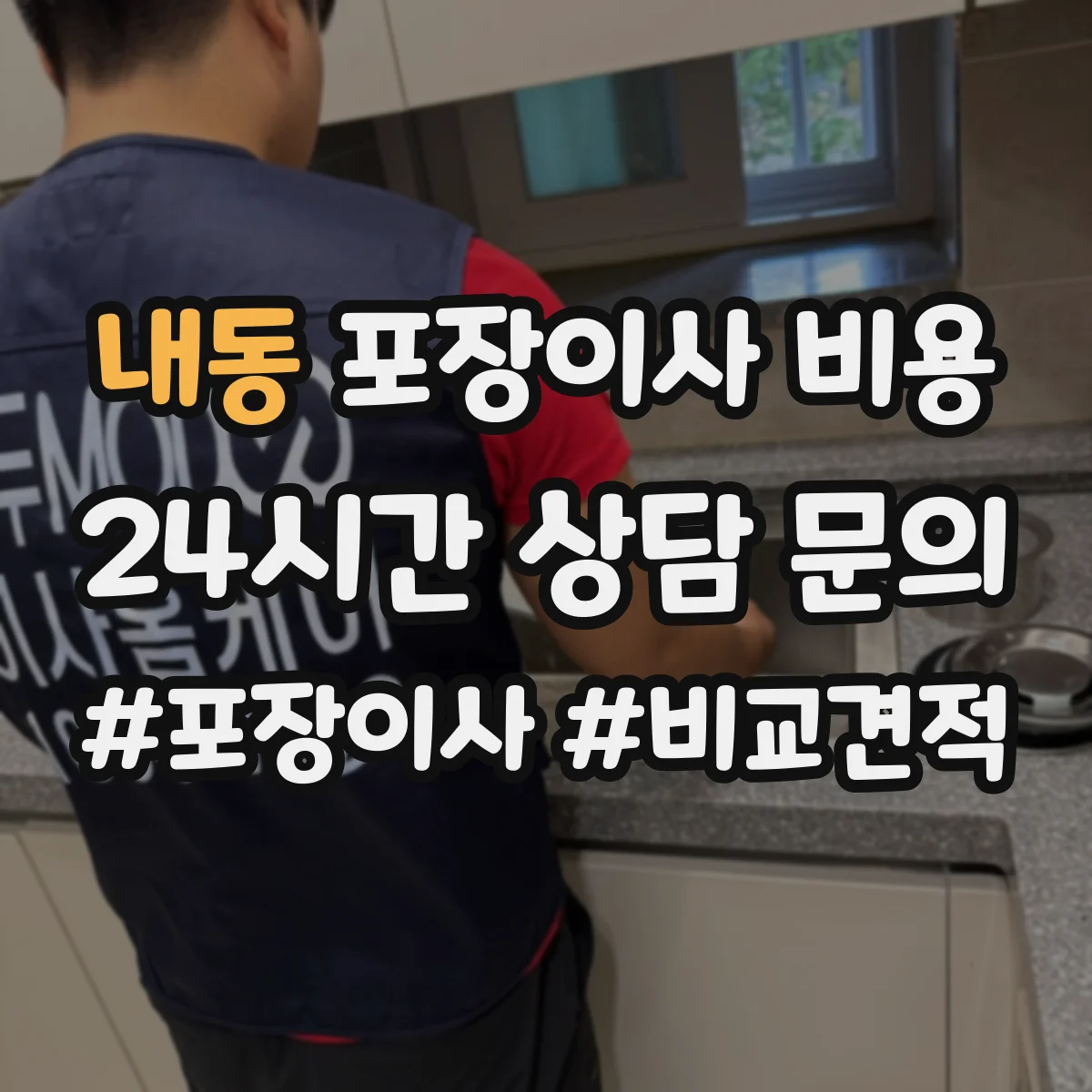 내동 포장이사 비용