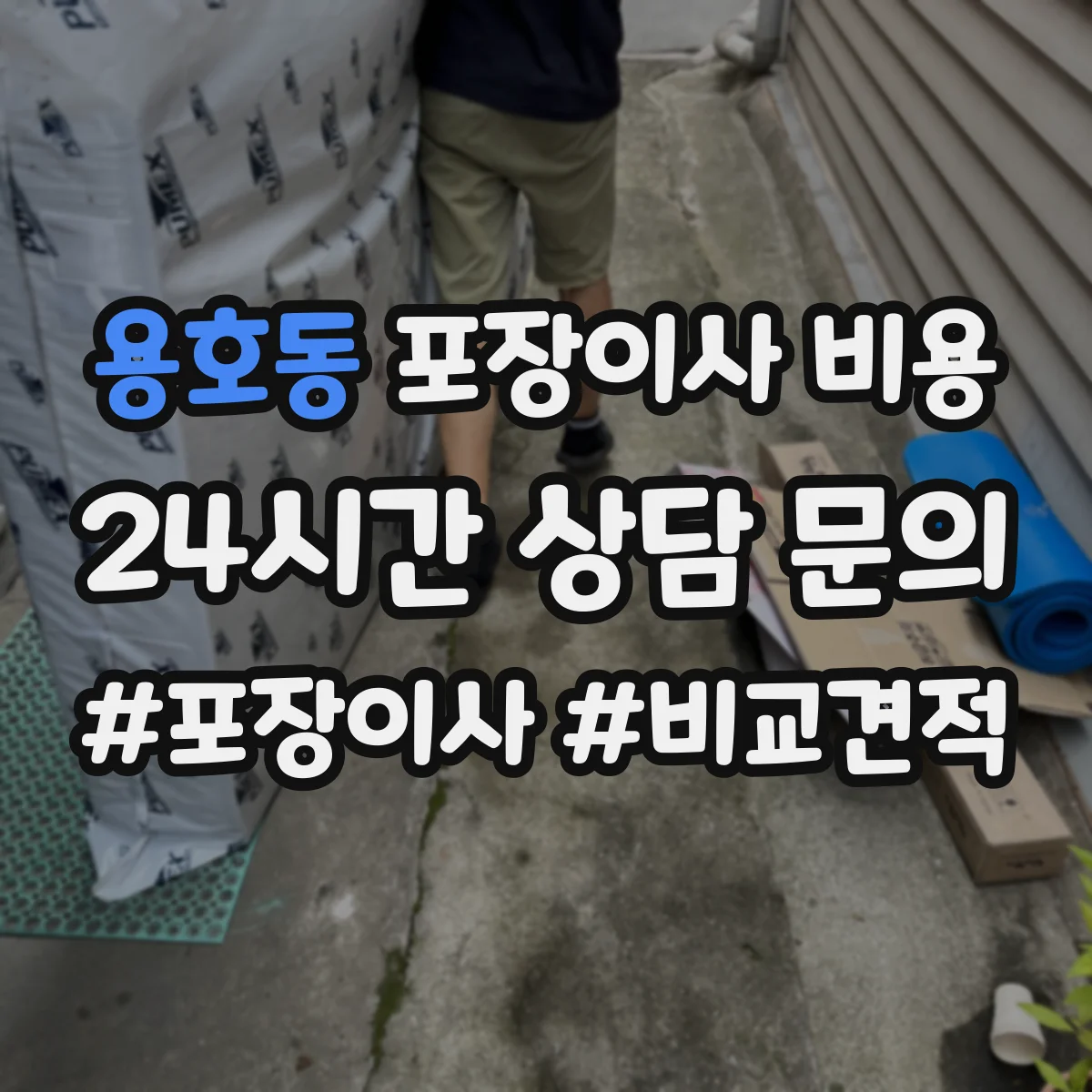 용호동 포장이사 비용