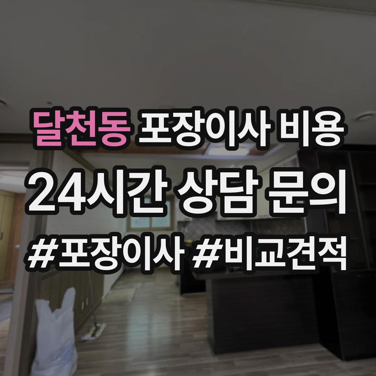 달천동 포장이사 비용
