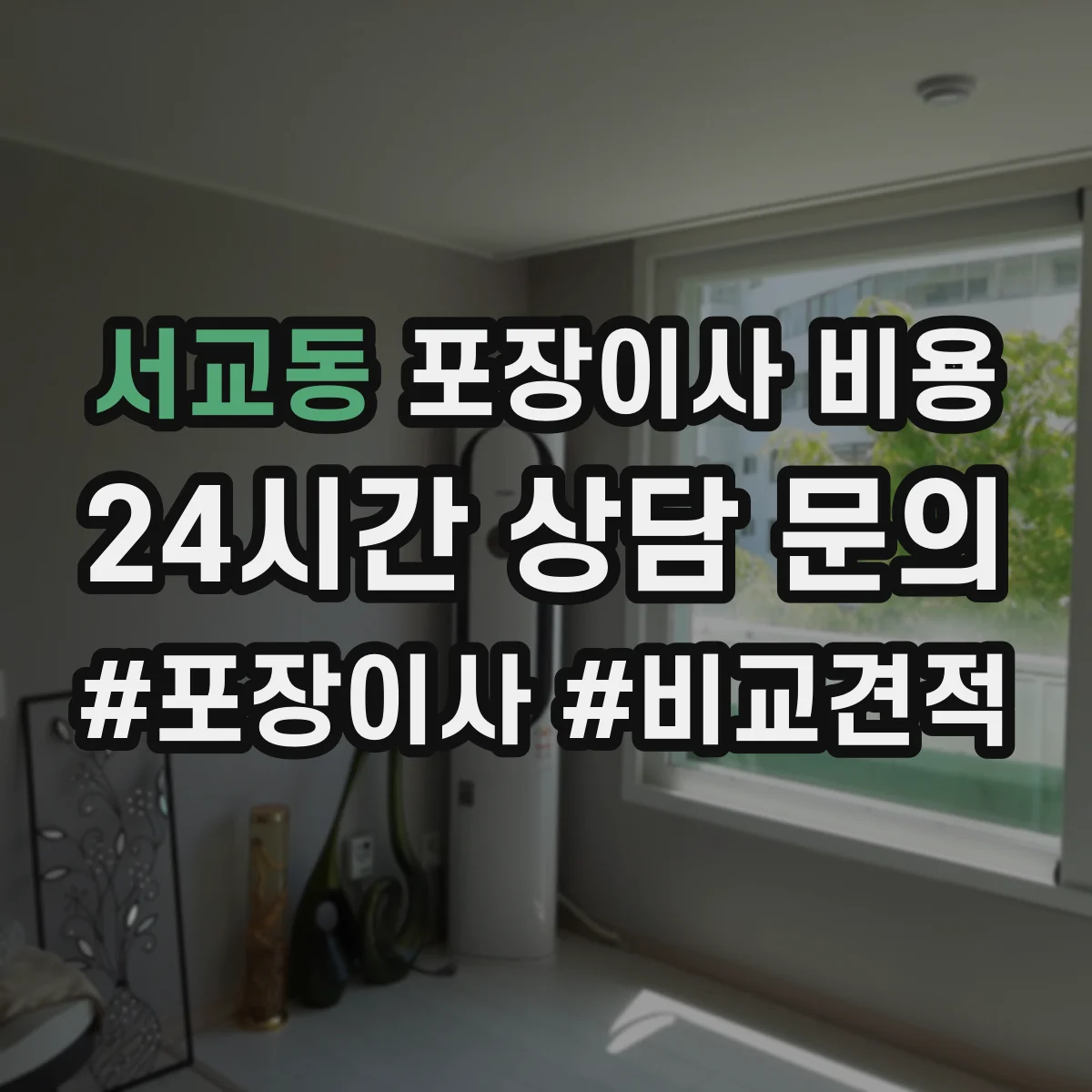 서교동 포장이사 비용