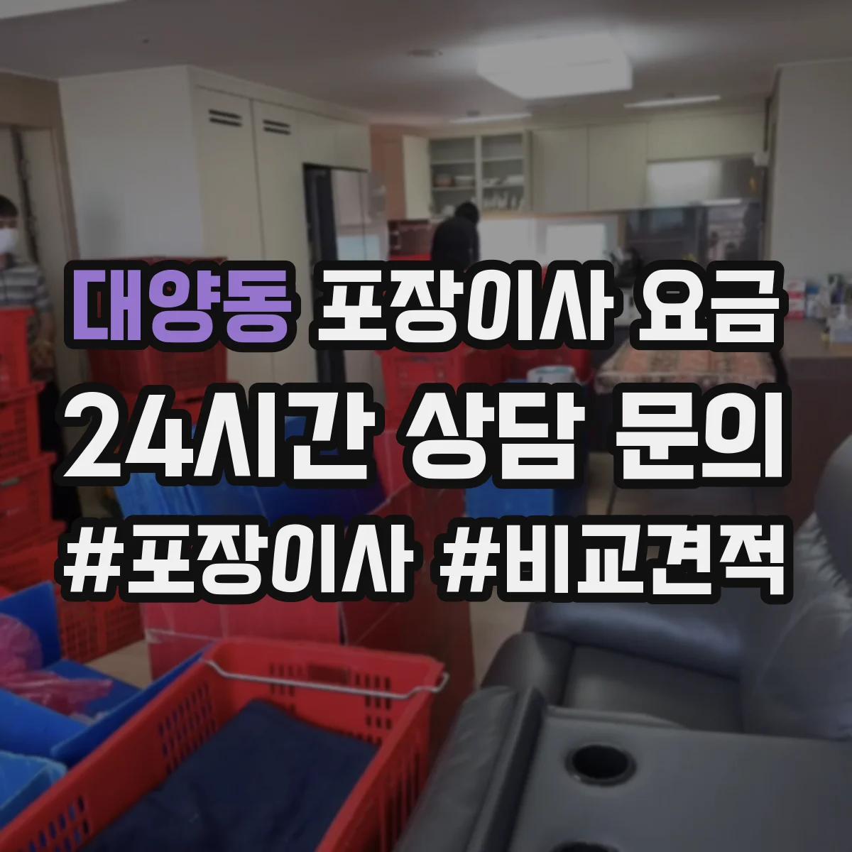 대양동 포장이사 요금