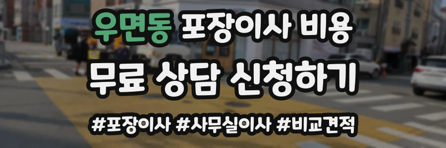 우면동 포장이사 비용