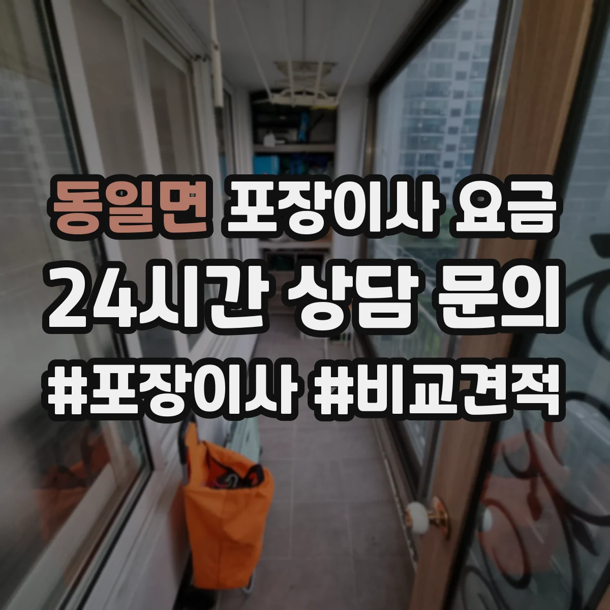 동일면 포장이사 요금