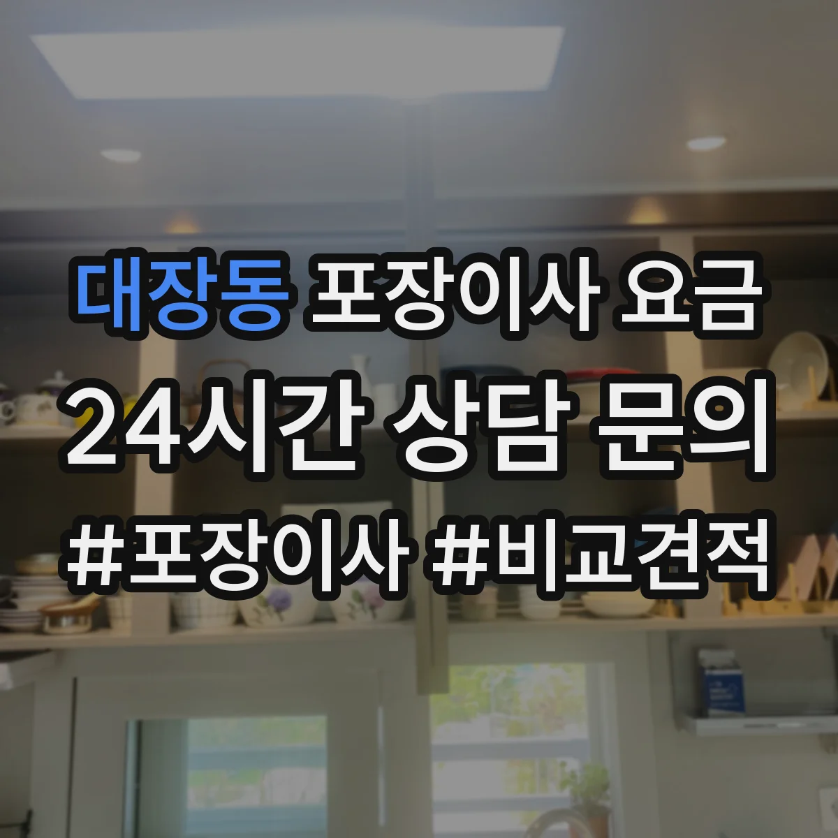 대장동 포장이사 요금