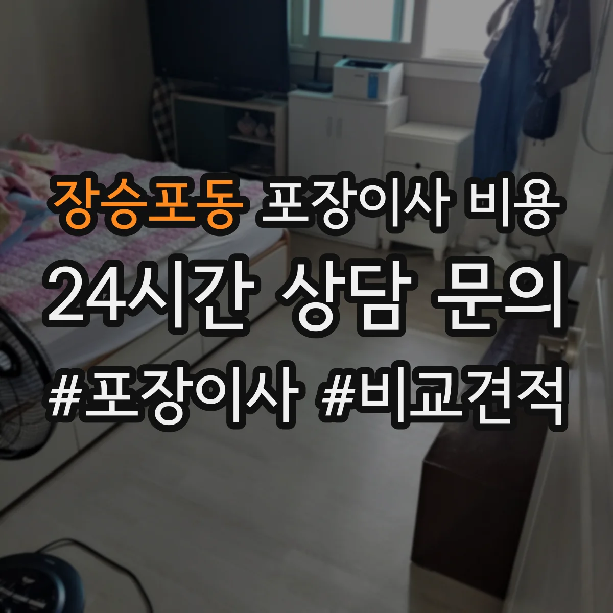 장승포동 포장이사 비용