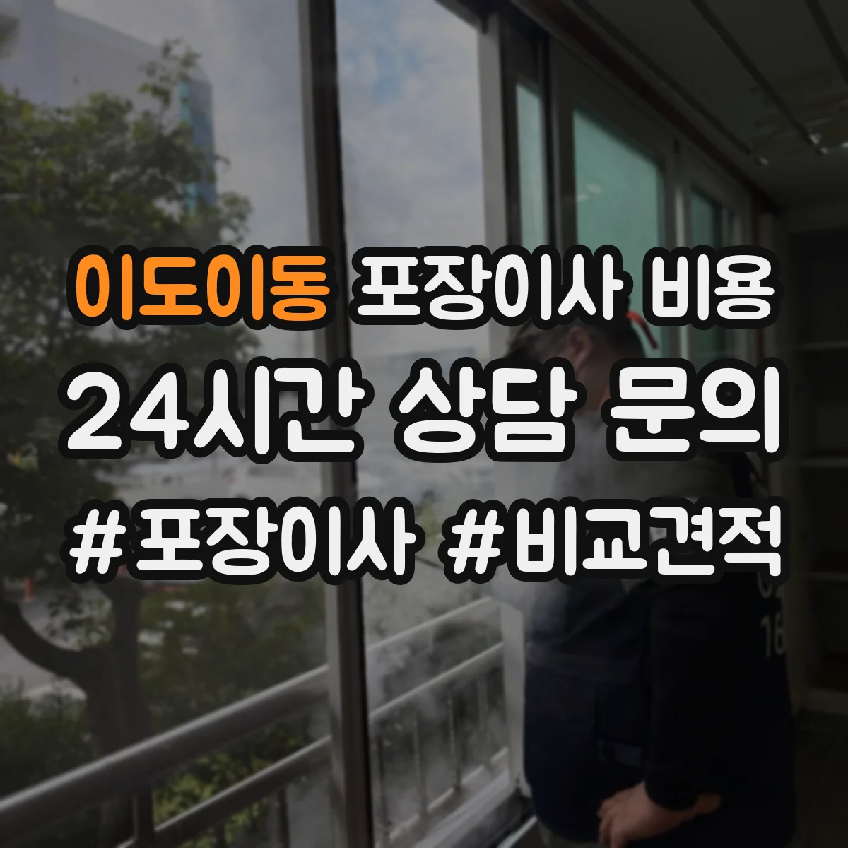 이도이동 포장이사 비용