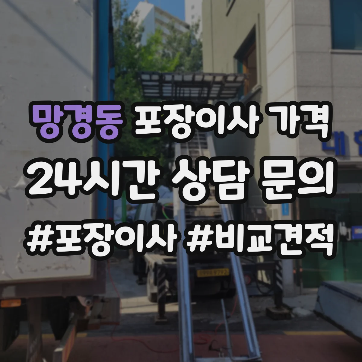 망경동 포장이사 가격