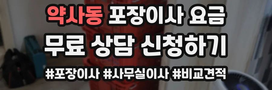 약사동 포장이사 요금