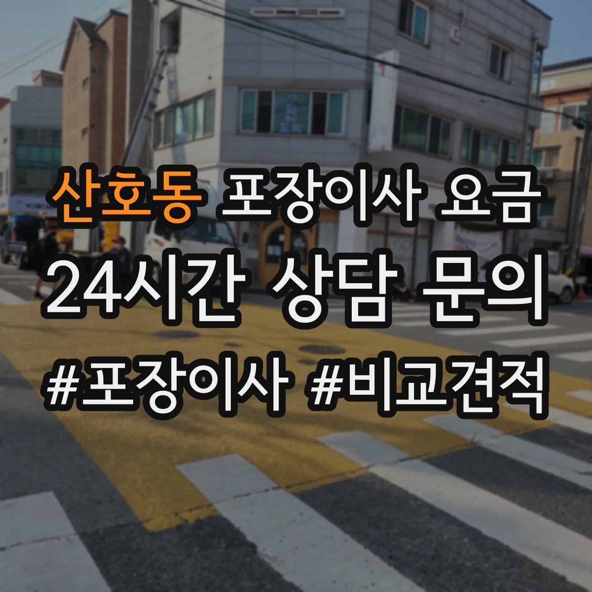 산호동 포장이사 요금