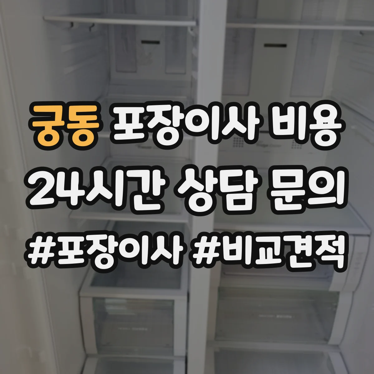 궁동 포장이사 비용