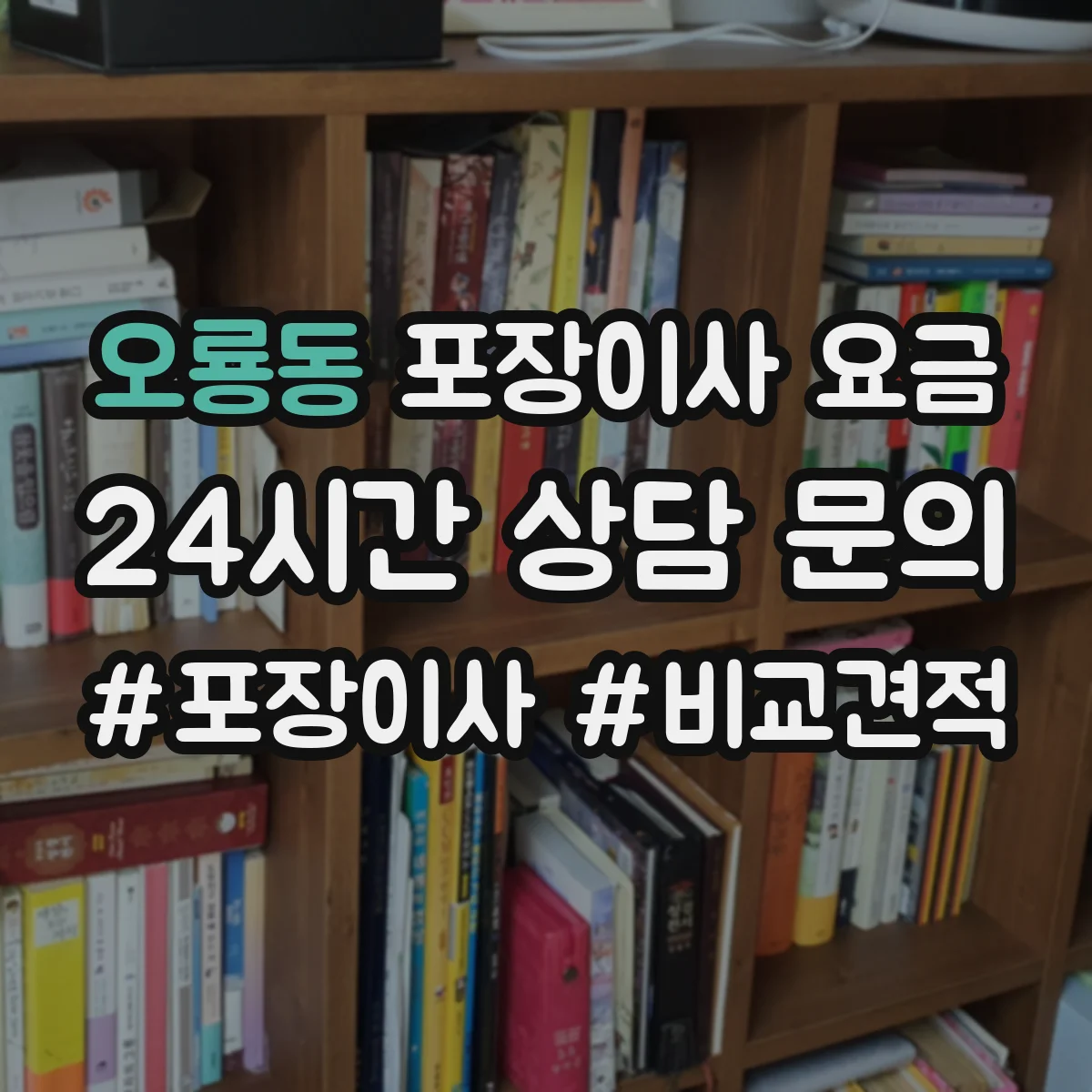 오룡동 포장이사 요금