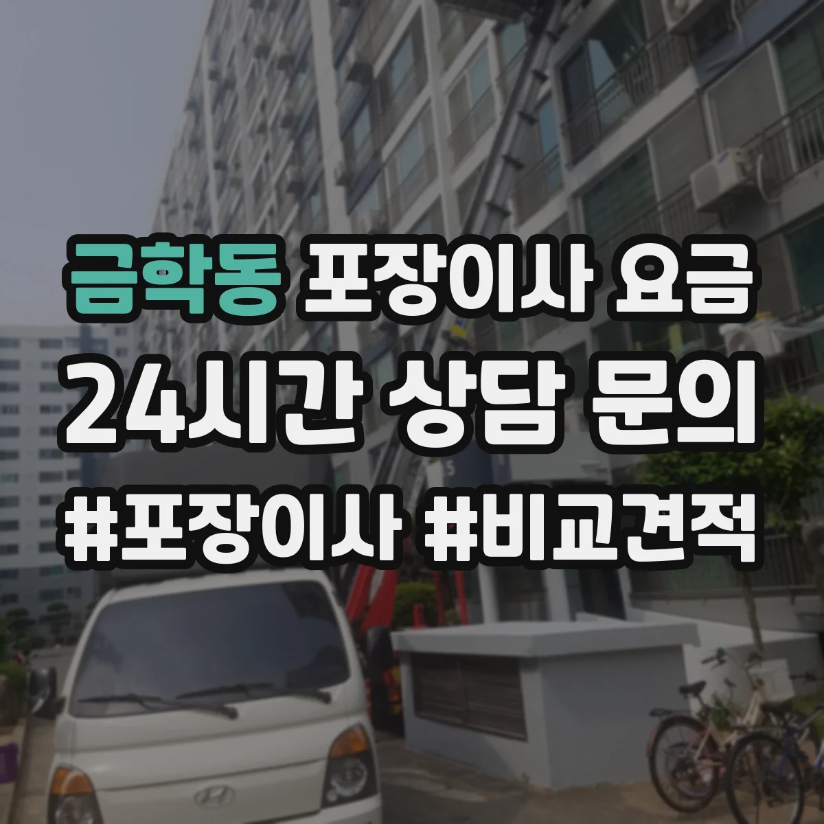 금학동 포장이사 요금
