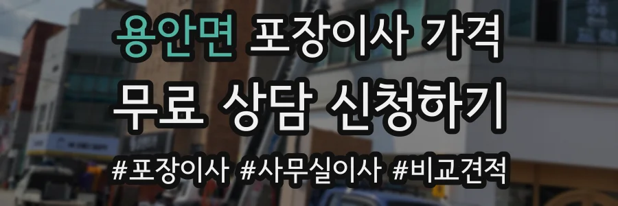 용안면 포장이사 가격