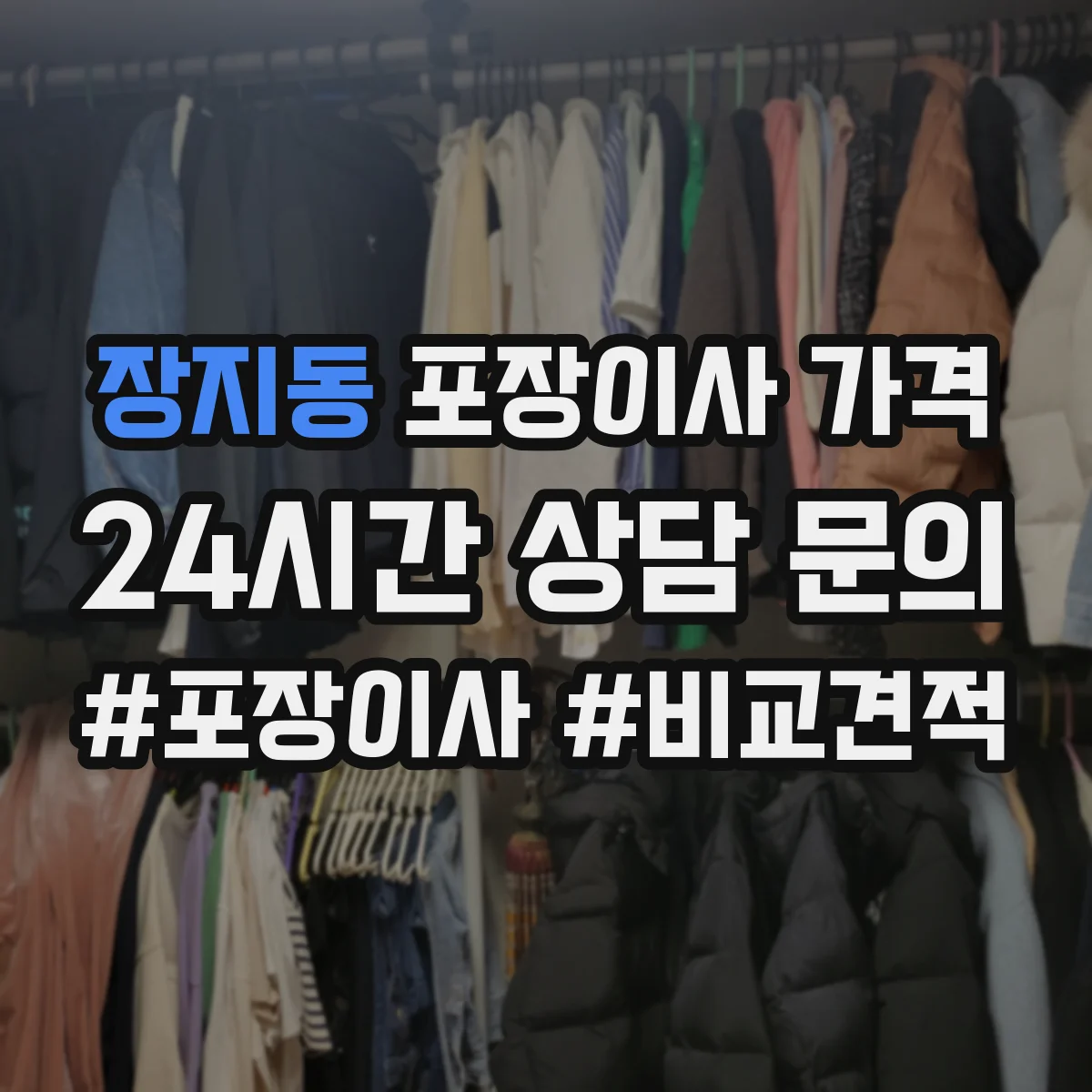 장지동 포장이사 가격